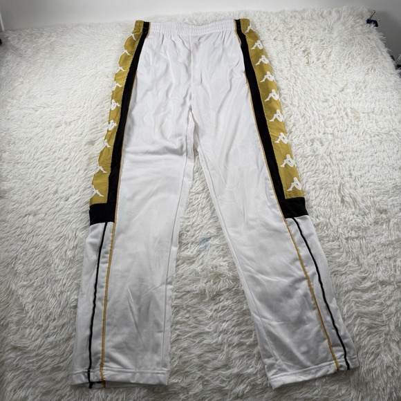 Kappa Other - Kappa Sweatpants Men Medium Gold Logo Jogger Fit Streetwear Casual Athletic Pant